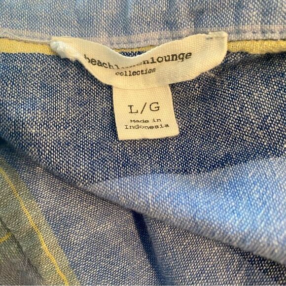 Beachlunchlounge Striped Short Sleeve Shirt Size Large - Picture 5 of 5